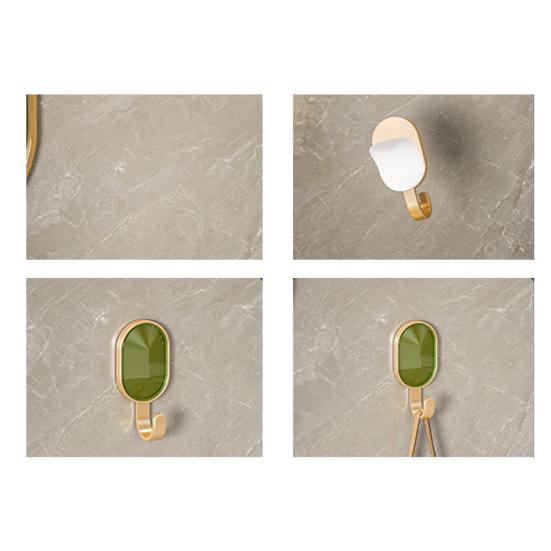 2Pcs Fashion Strong Bearing Capacity Storage Waterproof Wall Door Self Adhesive Hanger Hooks Home Supply Hook