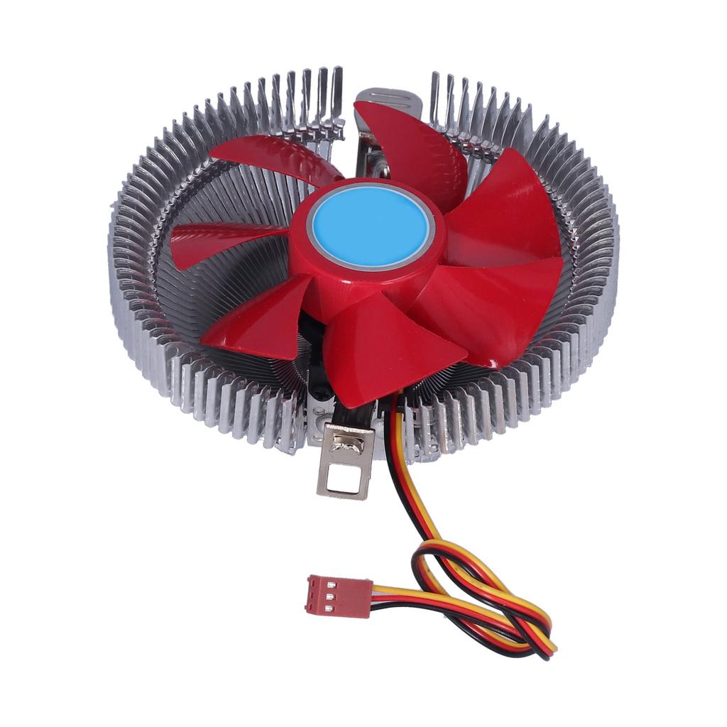 CPU Cooler Pure Aluminum Material Dispersed Conduction Silent Heat Dissipation Cooling Fan for Office Computer