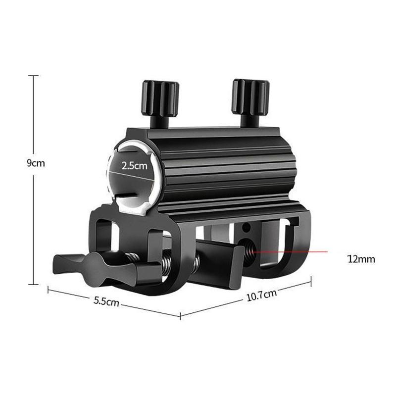 Black Adjustable Umbrella Bracket Adjustable Umbrella Holder For Fishing Chair Parasol Clamp Lightweight Umbrella Mount