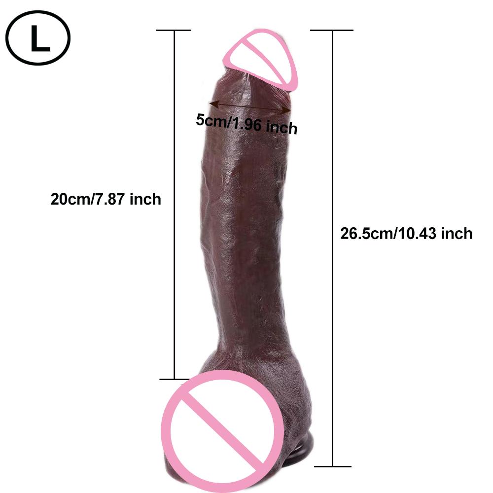 Man Penis Realistic Soft Strapon Dildo Double Silicone Dick Vaginal Masturbators Flesh Cock Gay Anal Plug Sex Toy for Women