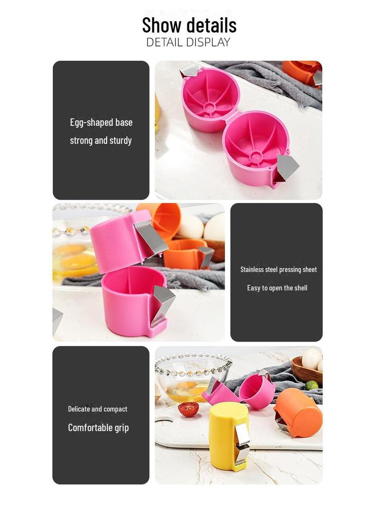 Kompaktní šlehač vajec a otvírák skořápek pro kuchyň