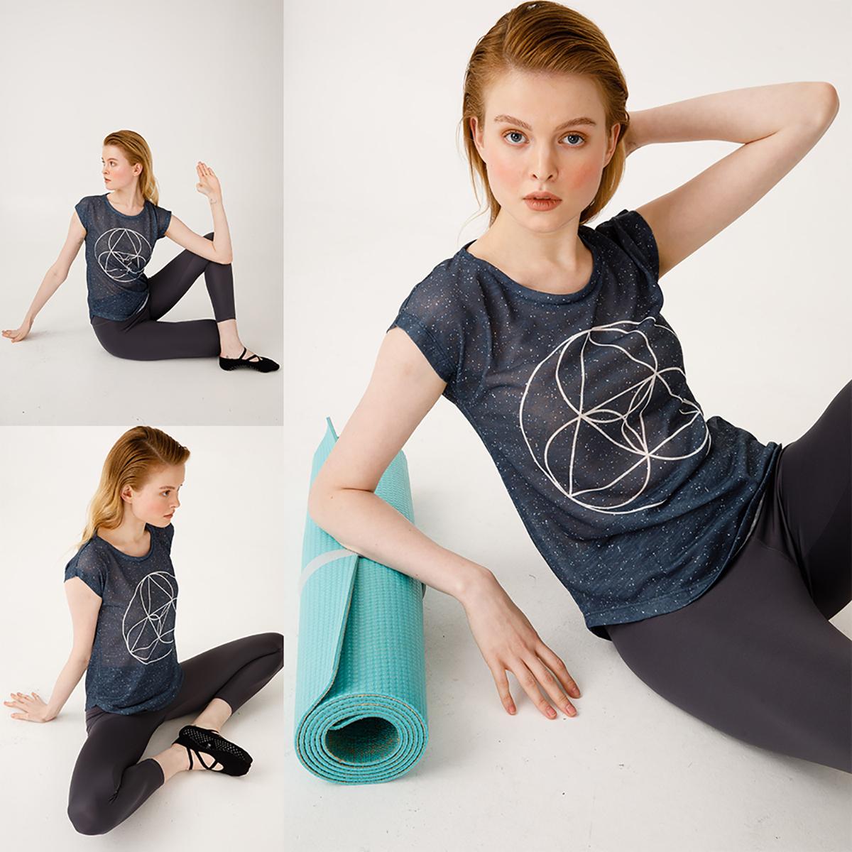 

BiggDesign BiggYoga Namaste Антрацитовая футболка M