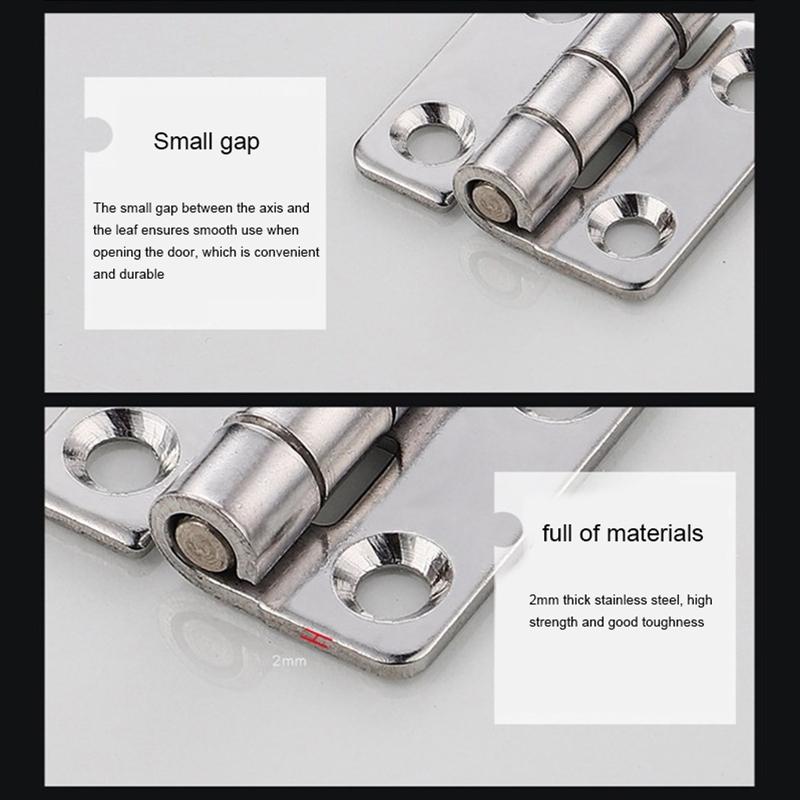 High Quality Thicken Stainless Steel Flag Shape Detachable Hinge For Aluminum Doors Bathroom Door Bathroom Removable Hinge