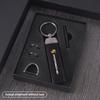 Suede Car Keychain Vintage Leather Zinc Alloy Ring  For Porsche Cayenne Panamera Macan 911 718 Taycan Boxster Cayman 918 Pajun Hlzc80