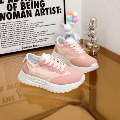 2024 New Summer Women's New Fashionable Breathable Sports Lace-up Shallow Thick-soled Casual Shoes Zapatillas De Mujer