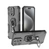 For Iphone 16e 16 Pro Max Armor Case Magnetic Ring Stand Holder Shockproof Cover For Apple 15 Plus 14 13 Pro Phone Protect Shell Funda Capa