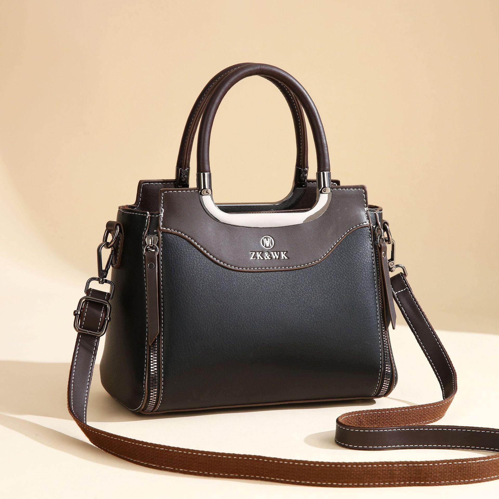 

Женская сумка нишевая высокого класса 2025 новая модная на плечо сумка-мессенджер из полиуретана темпераментная полиэстеровая сумка-тоут женская трендовая чёрный