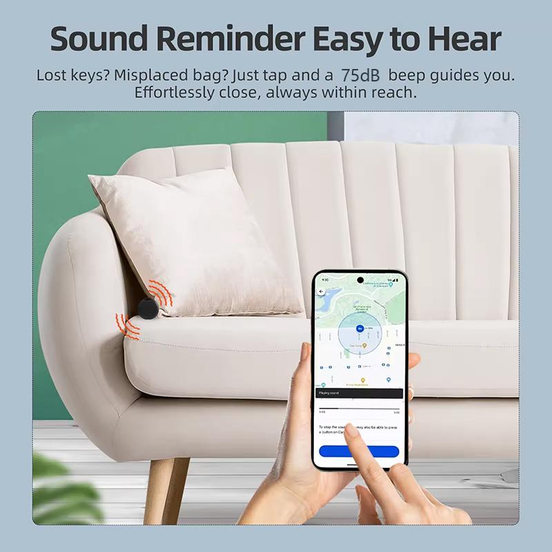RSH 4PCS Android Tracker Work With Google's Find Hub App Navigation Locate Key Bag Finder for Samsung Xiaomi Pixel Smart Tag GMS
