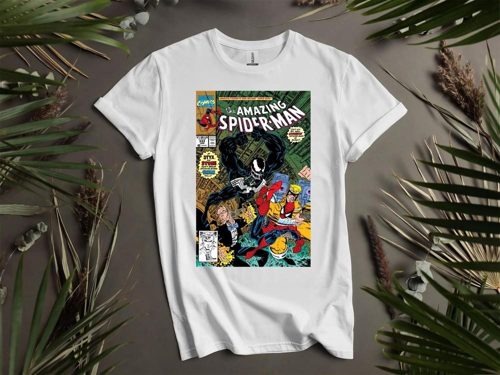

Amazing Spider-Man Cover T-shirt T shirt Men Women Unisex Tshirt L161 L