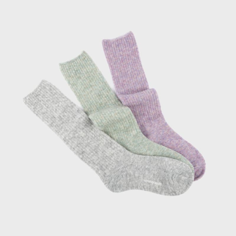 REDSSOCKSOO Llama Loose Fit Socks 3 Colors Rssw102