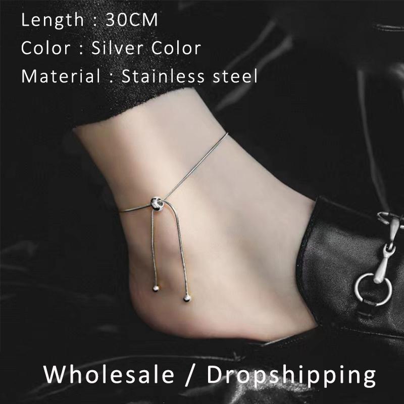 Korean Adjustable Stainless Steel Bracelet for Women Girl Men High Quality Design Gold Color Snake Chain Jewelry Wholesale