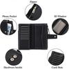 Ladies Purse, Large Capacity RFID Blocking Leather Women's Wallet with Multiple Card Slots and Zipper Coin Purse1pcsblack