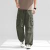 Men's new loose Japanese functional wind casual trendy brand multi-pocket overalls for