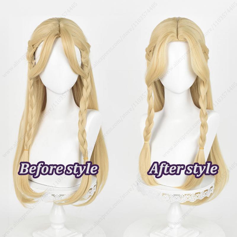 Marcille Donato Cosplay Wig 72cm Long Blonde Golden Heat Resistant Synthetic Wigs