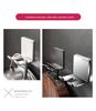 Wall-Mounted Cutting Board Holder with Heavy-Duty Load Bearing, No-Hook Installation