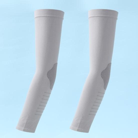 Cooling Arm Sleeves for Men Women, Breathable Ice Silk Arm Cover Sleeves, UV Sun Protection Sports Arm Sleeves, Compression Sleeves for Summer