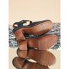 Women's Plus Size Closed Toe Chunky Heel Ankle Strap Cutout High Heel Sandals New Summer Autumn Style
