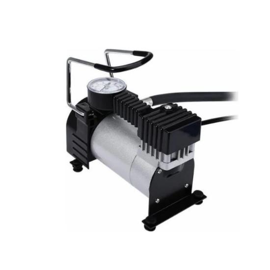 Metal Gövdeli Çakmaklık Girişli Araç Lastik Şişirme Pompası Kompresör