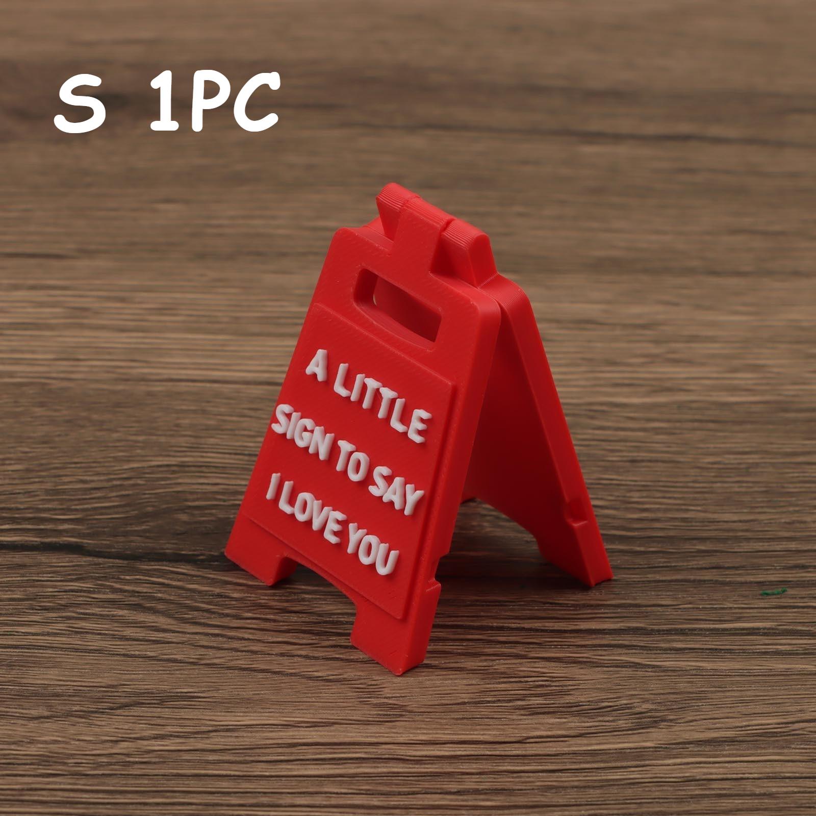 

A Gift For Express Love , a Romantic Message Sign for The Desk, a Small Sign to Express My Love, Desk Gift