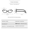 Y2K Oval Anti Blue Light Blocking Glasses Women's Clear Anti Radiation Filter Glasses Anti Radiation Eyeglass