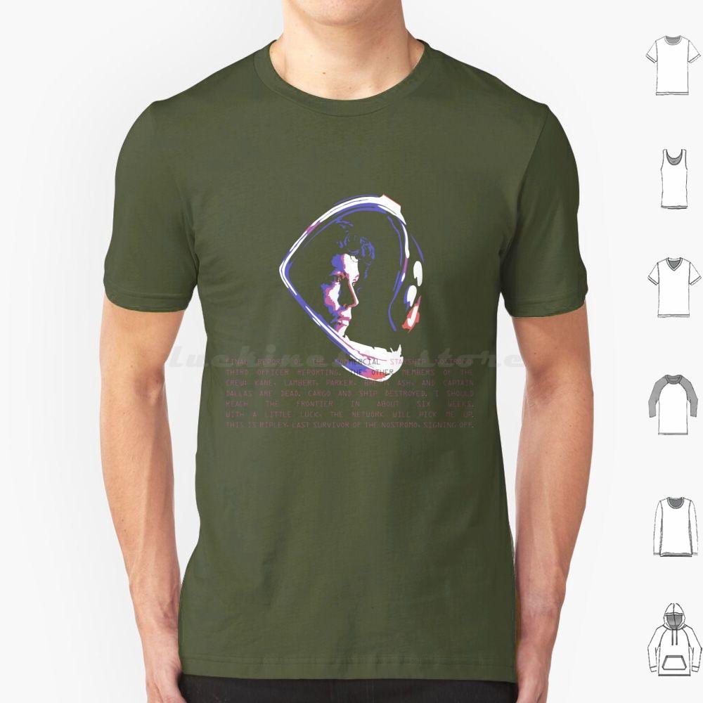 Ripley T Shirt Big Size 100% Cotton Ripley Scifi Xenomorph Ridley Woman Strong Woman