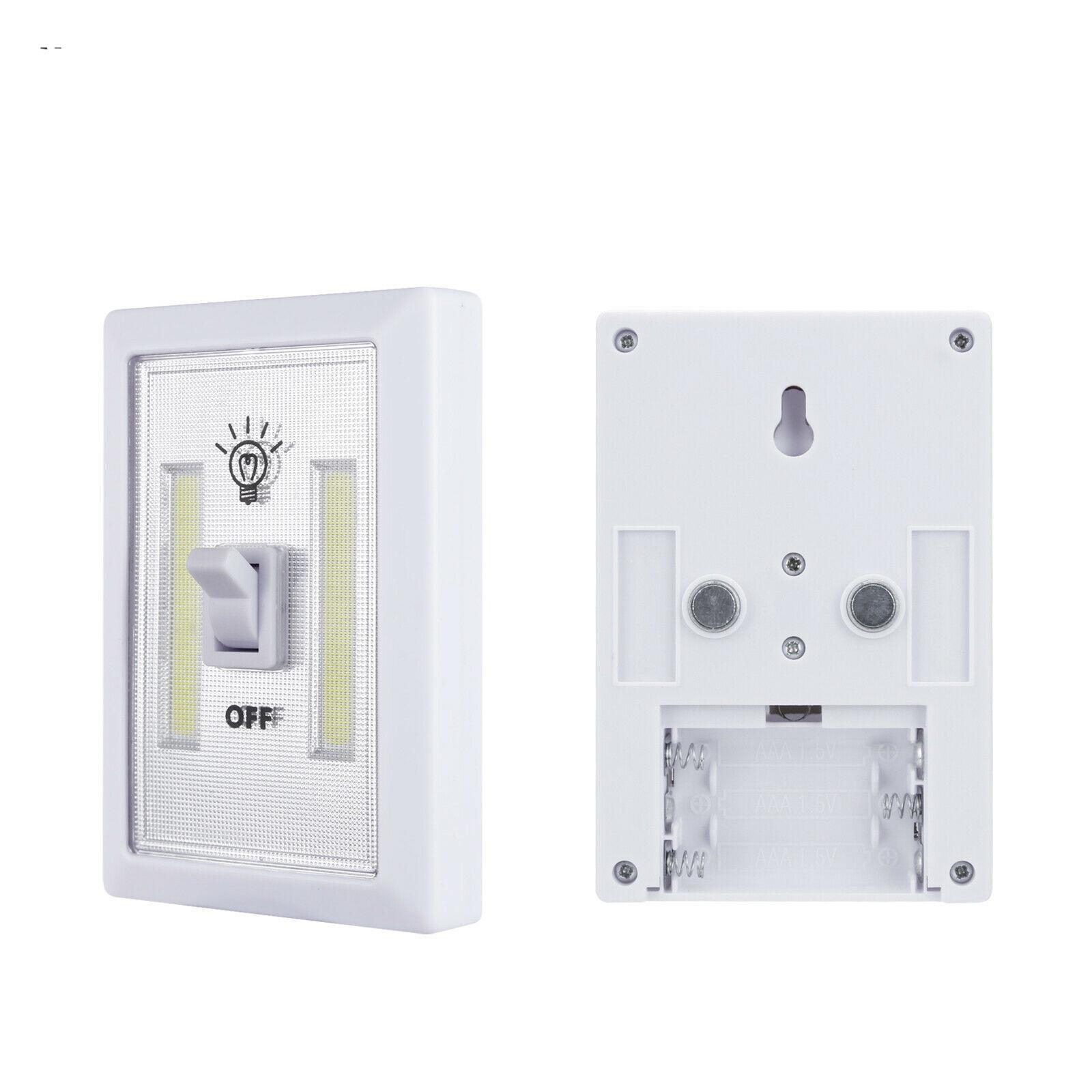 

Беспроводной светодиодный беспроводной ночник COB аварийный настенный светильник с батарейным питанием белый