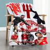 Manchester Customize Your Name Blanket Multi-purpose Personalized Blanket Durable Comfort Suitable for Picnics Chair Seaside Sofa