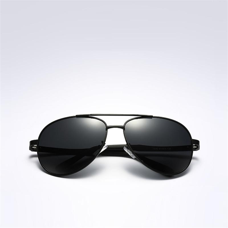 Купить Мужские поляризационные солнцезащитные очки в металлической ...