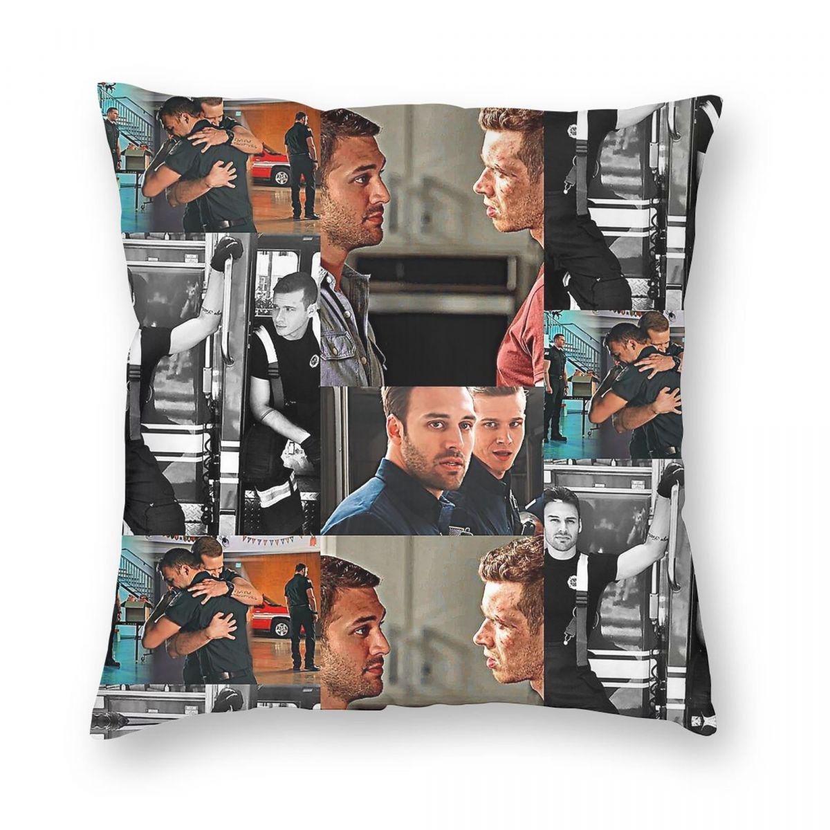 Evan Buckley Eddie Diaz Buddie Square Pillowcase Polyester Linen Velvet Pattern Zip Decorative Throw Pillow Case Sofa Cover 30x30cm