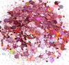 Multi-color Nail Sequins  Nail Art Flake Nail Glitter Paillette Mixed  Thin Shining 3D  Stickers Manicure Make up DIY