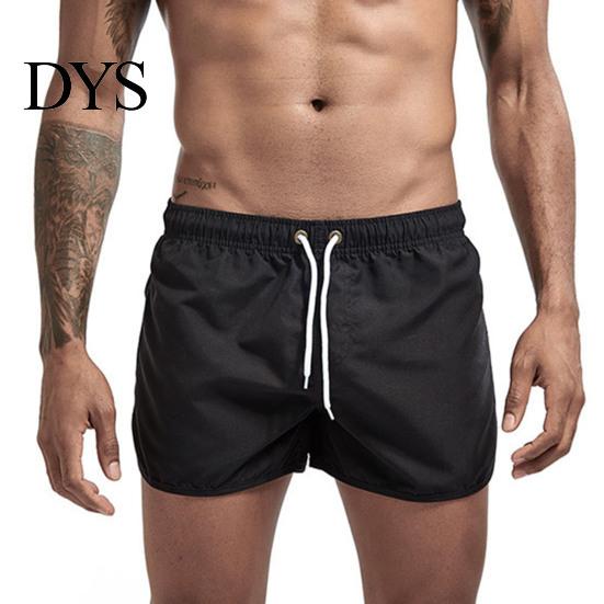 Beach Shorts Men Super Soft Wear Resistant Polyester Pants Summer Swim Trunks for Male Swimwear