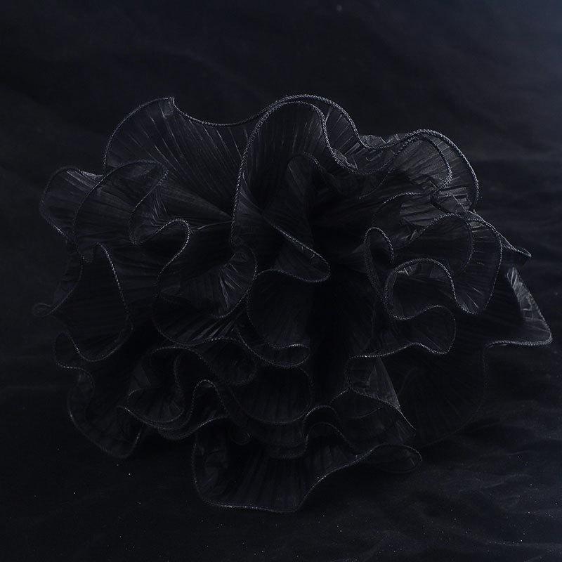 Perlwellen Plissiertes Netzgarn Blumenwickelmaterial