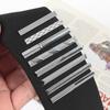 Necktie Accessories Metal Tie Clips Silver Color Jewelry Fashion Clips Pin Clasp Clamp Wedding Gifts Classic Tie Clips for Men