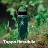 Wide Mouth Stainless Steel Water Bottle, 32oz (946ml), Leaf Design, Insulated (Official Japanese Product)