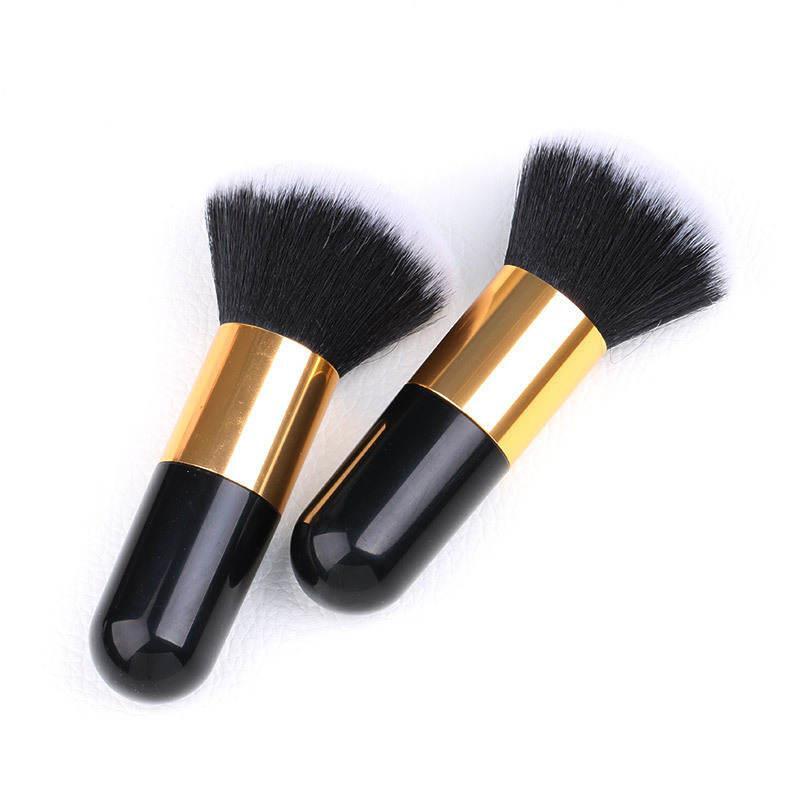1PC Single Large Loose Powder Brush Single Black Big Fat Pier Single Multi-functional Honey Brush Makeup Brush Beauty Tool
