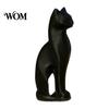 Anniversary Gift Cat Figurine Figurine, 3D Printed Small Sculpture, Collectible Animal Desktop Elegant Sitting Figure Ornament for Home Shelf
