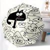 1pc Black Cat Illustration Automatic Folding Umbrella, Portable & Foldable Design with 8 Ribs, Casual Outdoor Accessory Yy250729116