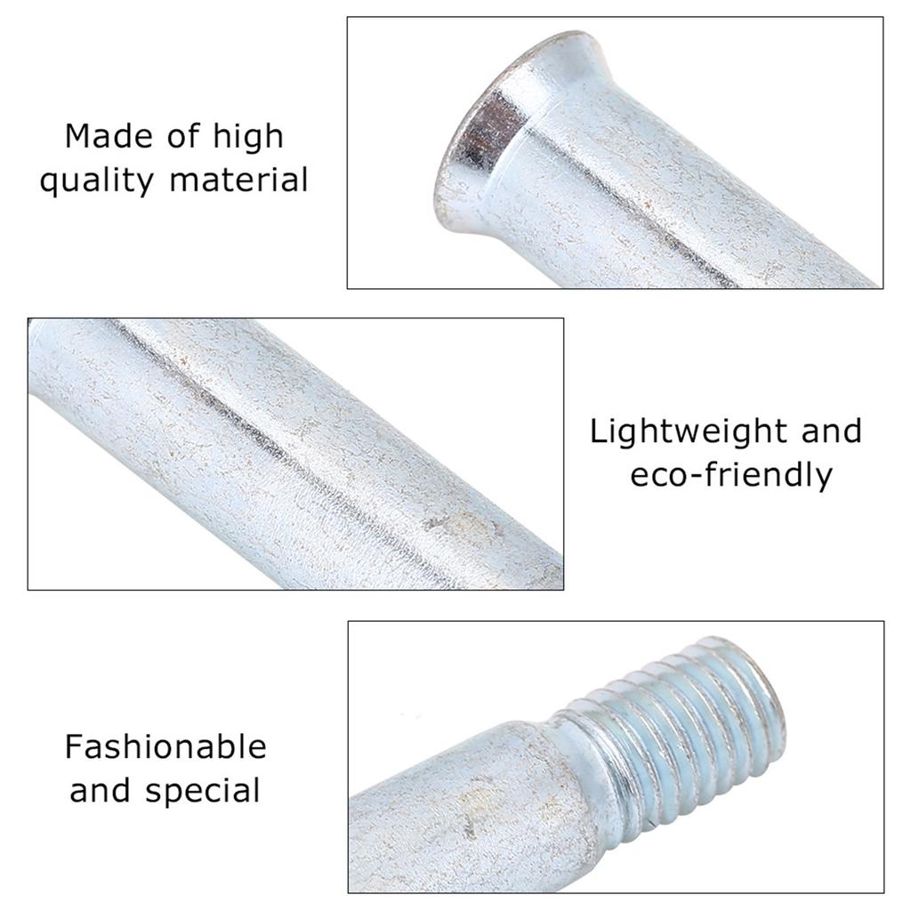 15pcs Steel Construction Skate Axles Wheel Screw   Fittings Inline Skating Replacement 35mm