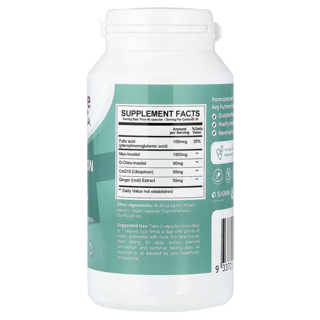 Conceive Plus Ovulation Support for Women, 120 Veggie Capsules