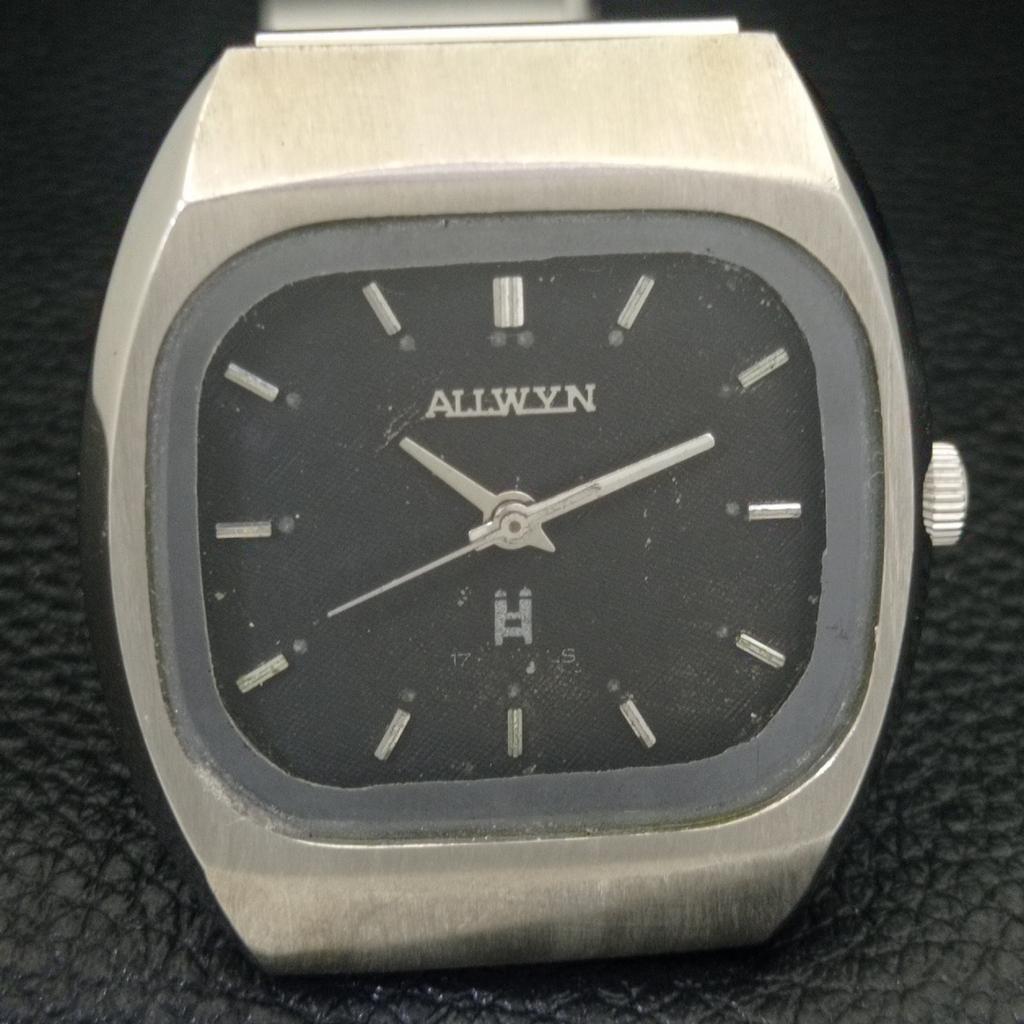 ALLWYN HAND-WINDING VINTAGE 6300A INDIA MENS ORIGINAL DIAL WATCH A703950-1