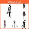 Dinosaur Halloween Skeleton Cosplay Costume Kid Stage Costume Clothing Parties