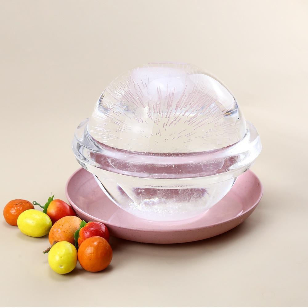 Reusable Round Ice Block Mold Easy Release Ice Pot Water Chiller Sphere Ice Mold Bartending