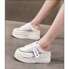 Casual home mesh half slippers women 2025 summer new thick bottom height increase small muffin bottom half slippers women