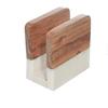 Natural Marble Napkin Holder for Kitchen Dining Table Décor Decorative Holders for Paper Napkins Upright Napkin Dispenser