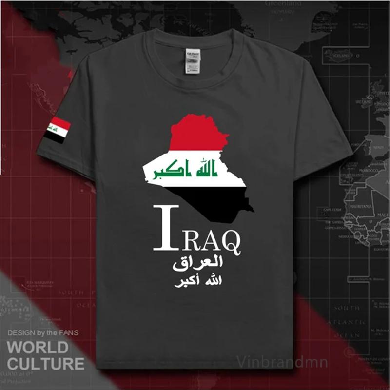 Republic Of Iraq Iraqi Irq Baghdad Unisexs T Shirt New Top Tshirt Short Sleeve Clothes Sweatshirt National Team Summer Fashion Tee