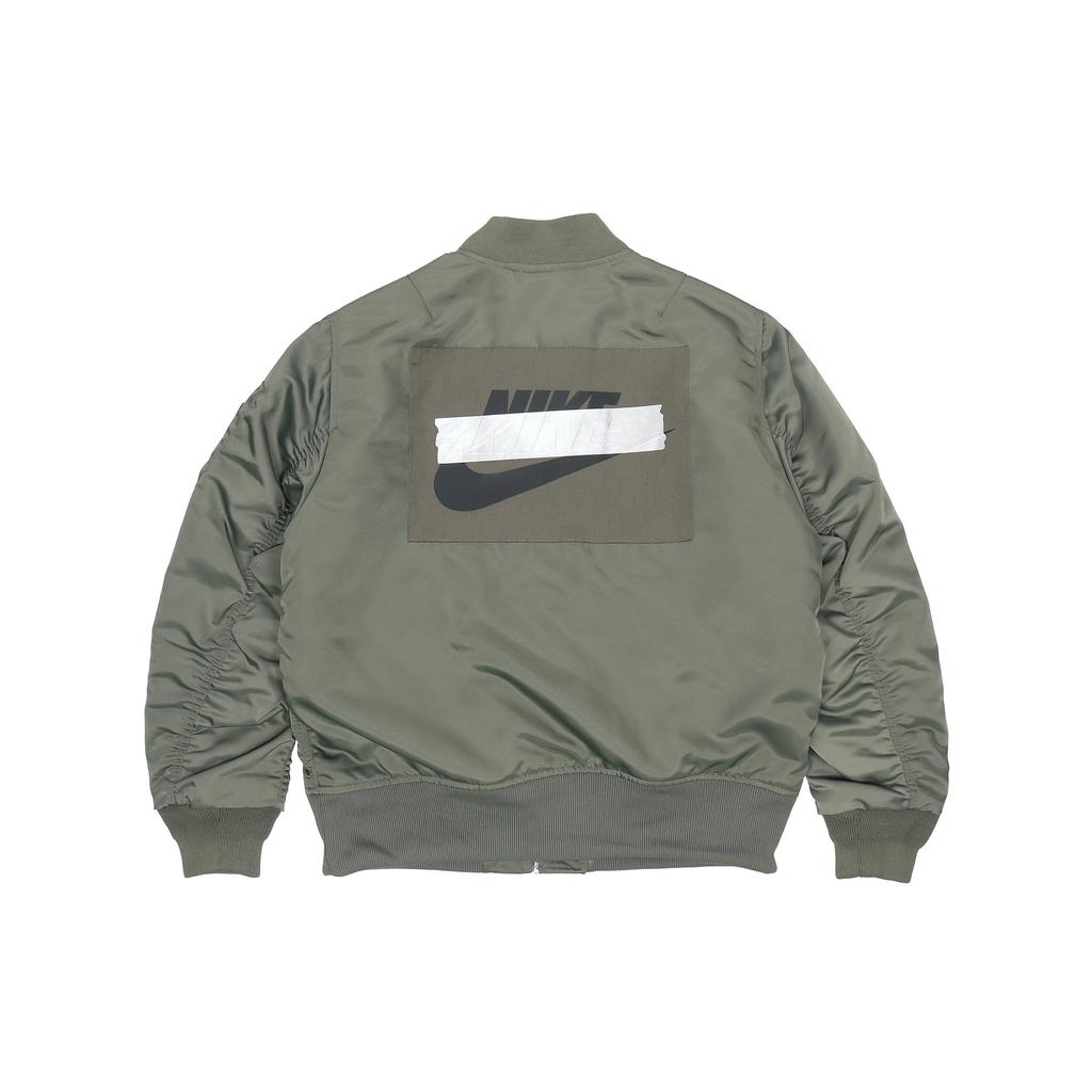 Nike Windproof Baseball Jacket Men Outerwear Green DJ4144-380