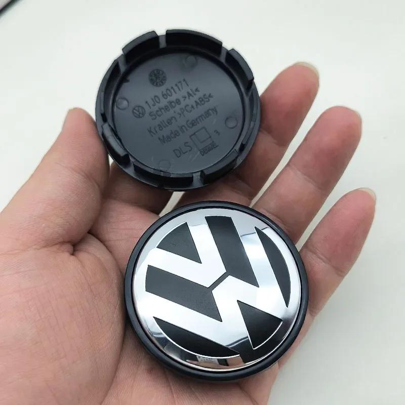 4pcs 56mm 65mm Car Emblem Wheel Hub Center Hubcap Cover for VW Volkswagen Golf Jetta Polo Passat Touran CC 3B7601171 1J0601171