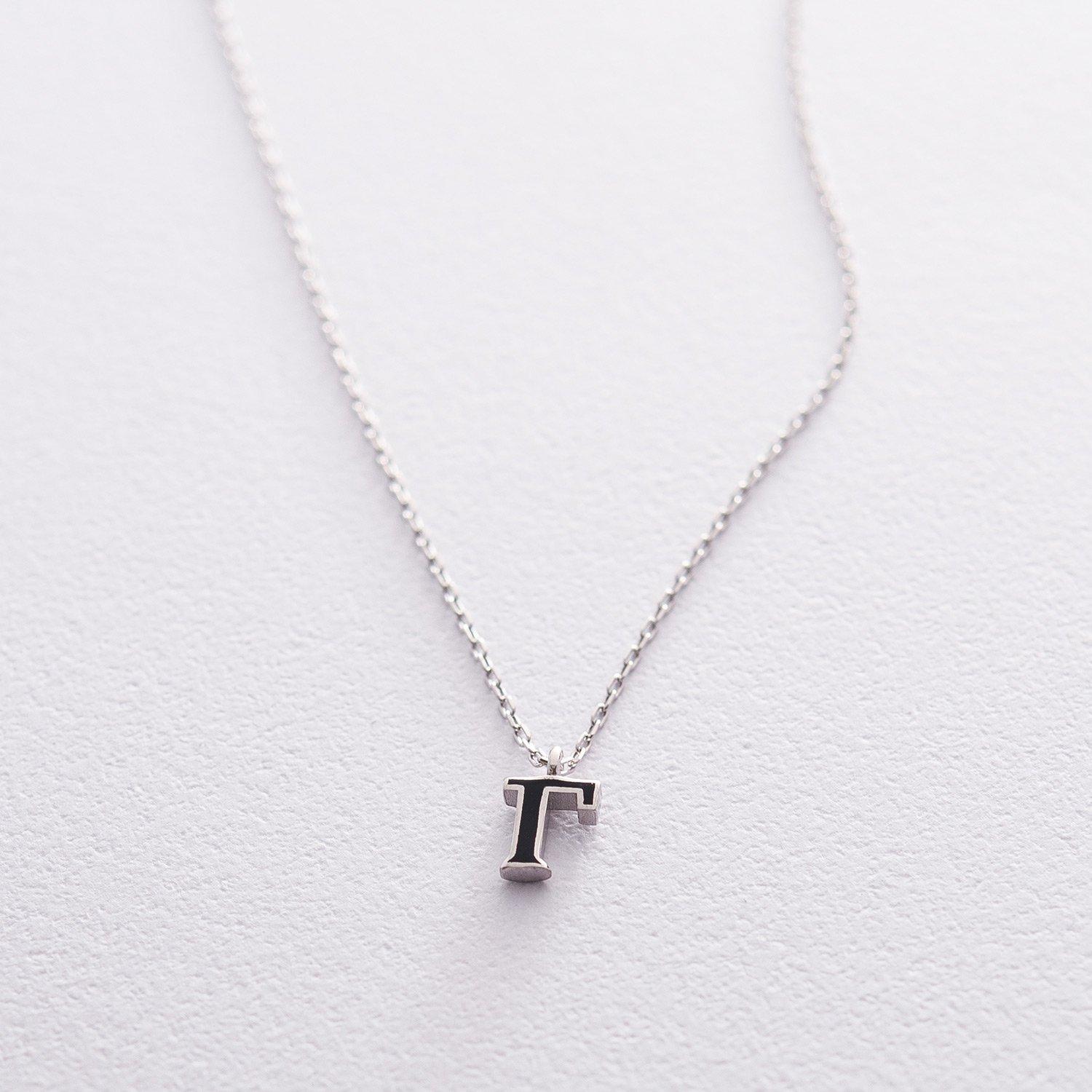 

Срібна каблучка з буквою Г Oniks 45 срібний