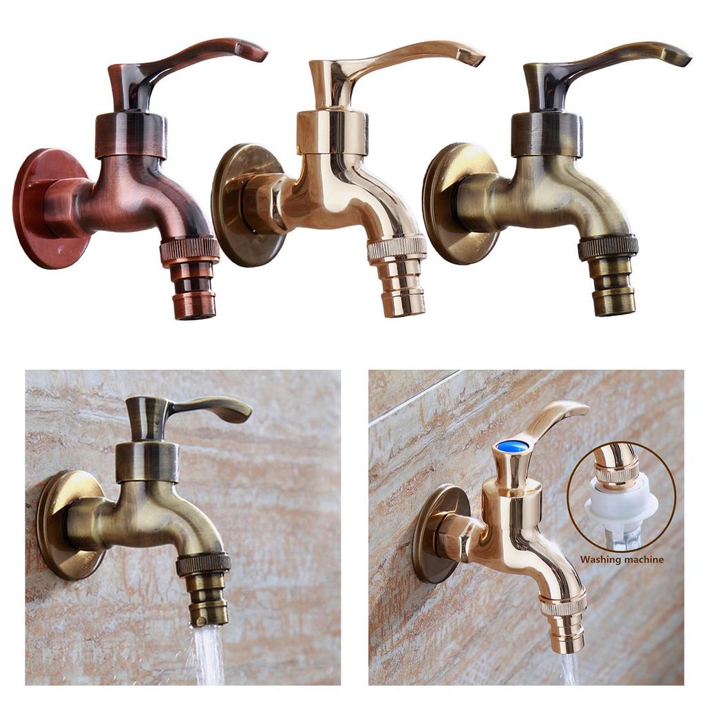 Laundry Bathroom Washing Machine Faucet Mop Pond Bibcock Wall Mounted Tap
