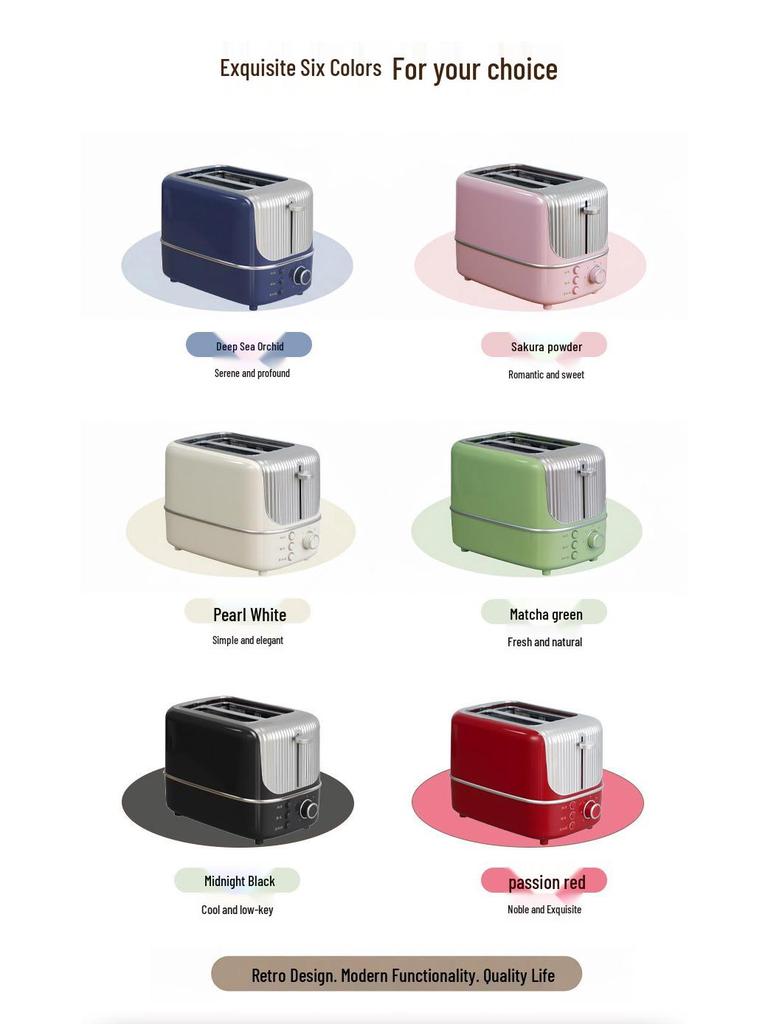 Automatischer Pop-Up-Toaster & Sandwichmaker mit Timer